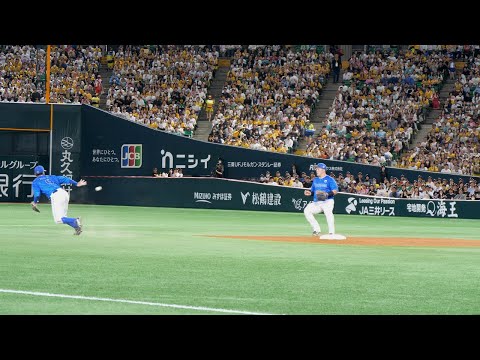 森 敬斗 内野手　華麗なバックハンド & バックトス