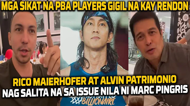 PBA PLAYER NA SINA RICO MAIERHOFER AT ALVIN PATRIM...
