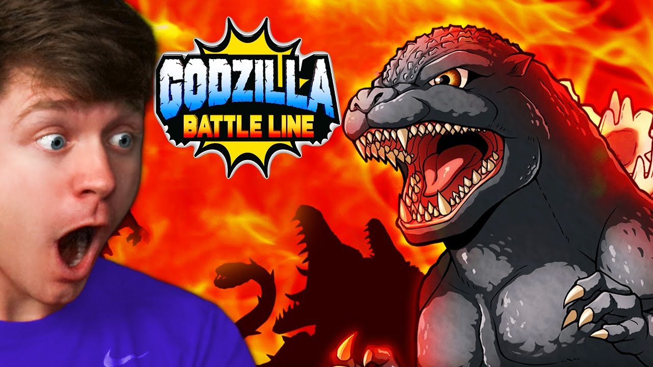 FIRST TIME Playing GODZILLA BATTLE LINE! - YouTube