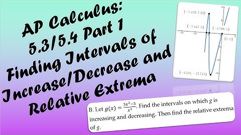 AP Calculus AB/BC Lesson 5.3/5.4 Part 1