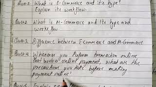 IMPORTANT QUESTIONS BCS-062 E-COMMERCE #exams #ignouexams #importantquestions #examquestions #viral