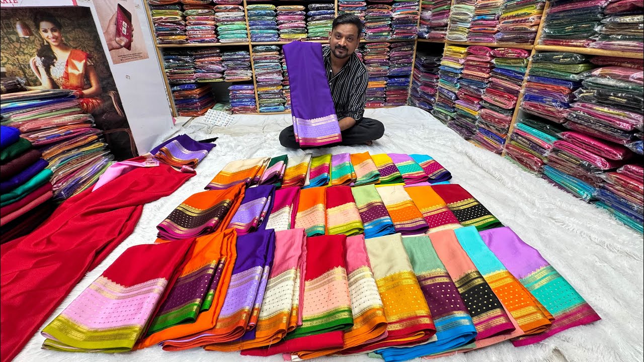 Спецраспродажа в честь Санкранти и Понгала в прямом эфире в Чикпете, Бангалор. Доставка курьером ...