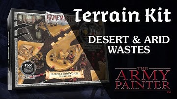 Terrain Building Made Easy with Gamemaster: Desert & Arid Wastes Terrain Kit
