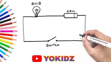 Circuit Diagram | Simple Circuits | Electricity and Circuits | YoKIdz Channel | YoKIdz Drawing