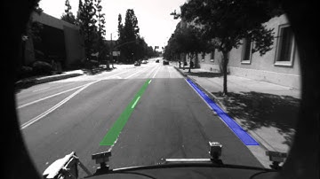 Video-based Lane Detection using a Fast Vanishing Point Estimation Method
