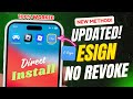 FIX Esign iOS | Install IPA Files on iPhone/iPad WITHOUT Revoke or PC!