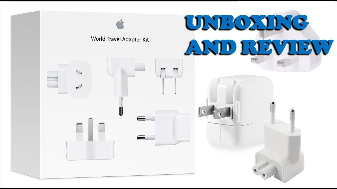 world travel adapter kit for apple