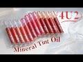 4U2 Mineral Tint Oil ลิปออยล์ตัวใหม่ รีวิวครบ 12 สีชัดๆ | KoiOnusa