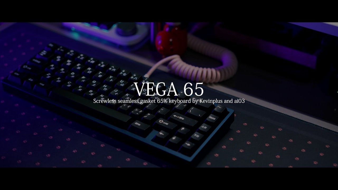 Ai03 Vega 65 Peach Bloom + Gmk ShanShui YouTube