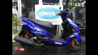 ヤマハ シグナスＸ　ＳＲ　ＦＩインジェクション　フルパワー　海外モデル 2013年 125cc ブルー 台湾 9118Km　バイク買取ＭＣＧ福岡