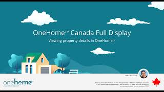 OneHome™ Canada Full Display