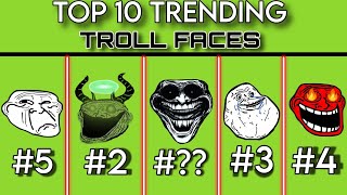 TOP 10 TRENDING TROLL FACES IN GREEN SCREEN | LIOR EXPLAINER #trollface