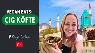 Tasting Çiğ Köfte For The FIRST TIME in Konya, Türkiye! 🇹🇷