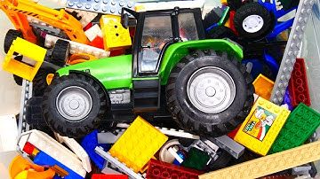 Satisfying Building Blocks Vehicle ASMR Tractor