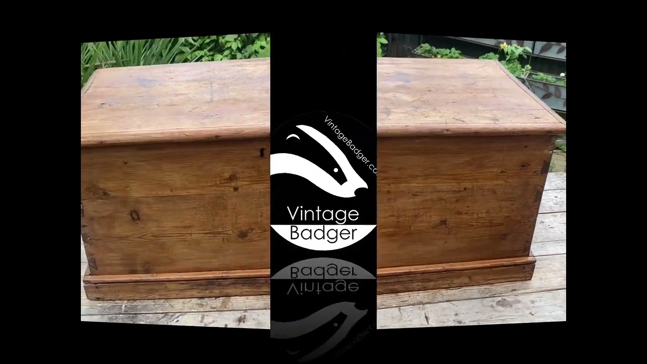 Restored antique blanket box! ​⁠ 