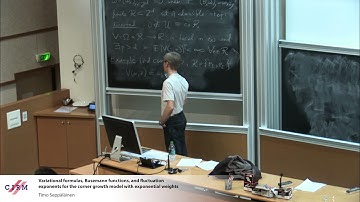 Timo Seppäläinen: Variational formulas, Busemann functions, and fluctuation exponents - Part 1