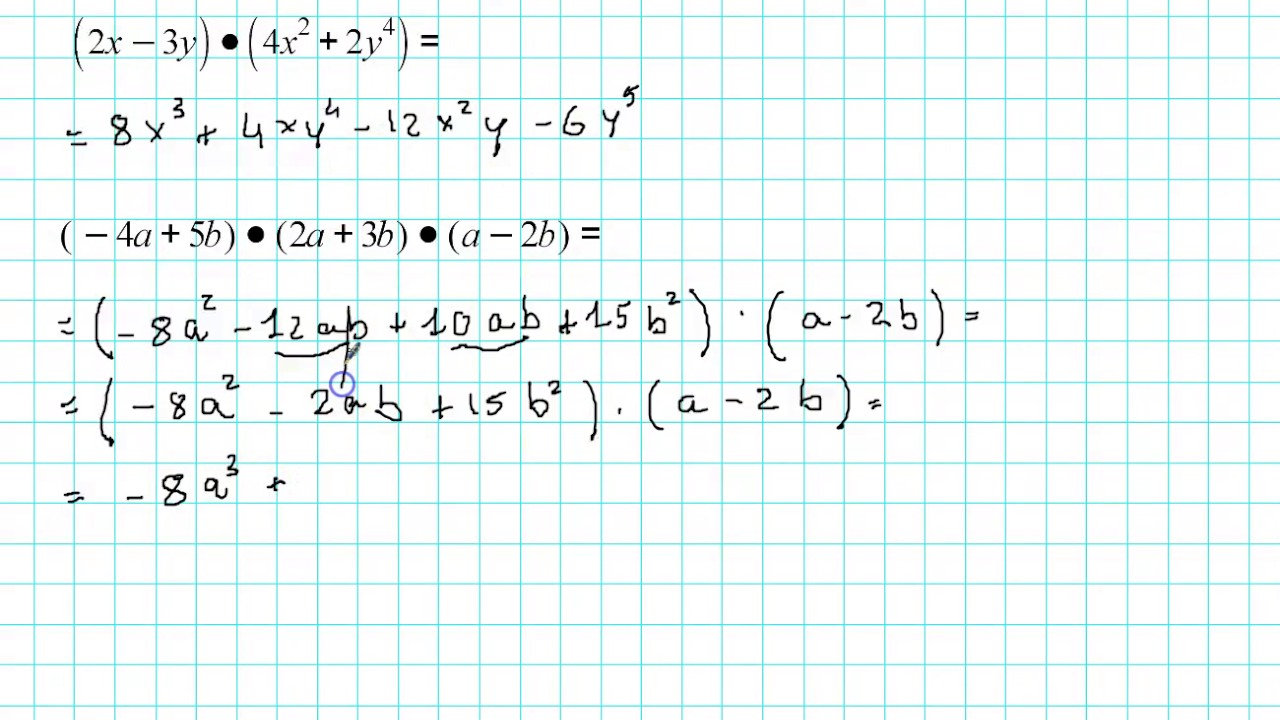 Moltiplicazione di polinomi