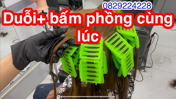 DUỖI VÀ BẤM PHỒNG CHÂN TÓC CÙNG LÚC| NGỌC TÓC