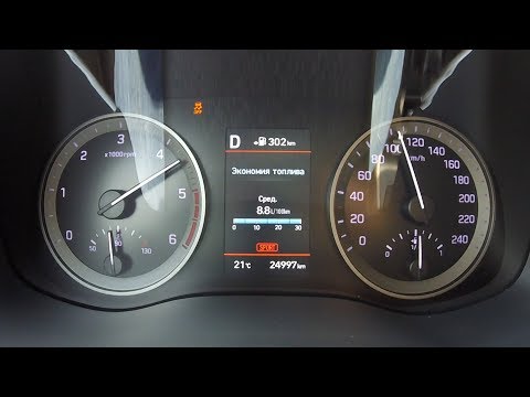 Дизельный Hyundai Tucson  8AT - разгон от 0 до 100