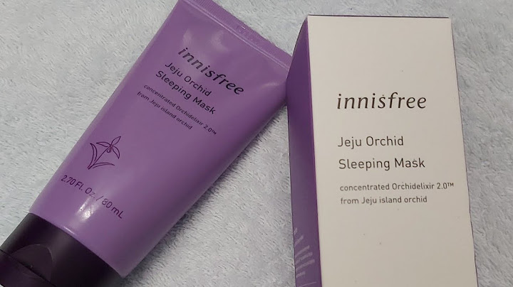 Mặt nạ ngủ của innisfree review