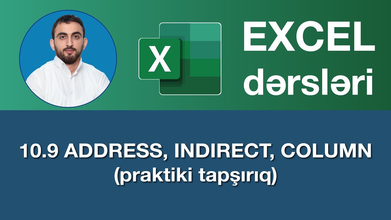 Excel D rsl ri 10 9 ADDRESS INDIRECT COLUMN Practise ADDRESS Excel d rsl ri 10 9 address indirect column practise address
