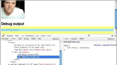 How to tell if an element exists