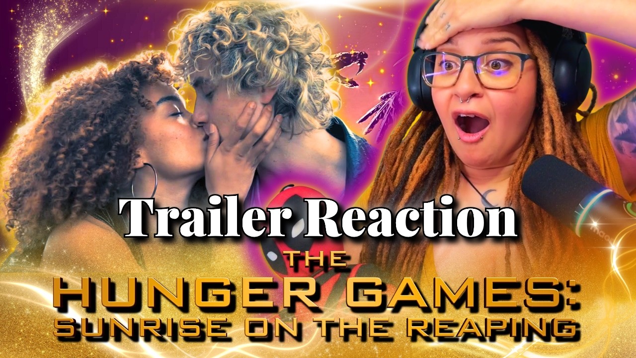 BOOK READER REACTS The Hunger Games: Sunrise on the Reaping Trailer Reaction HUNGER GAMES SUPER FAN