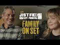 Justified city primeval  shaping the season on set with the olyphant family