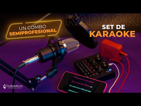 Kit De Microfonos Inalambricos Para Karaoke Fiesta Equipo De Musica  Profecional