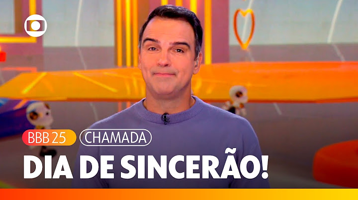 Hoje é dia de Sincerão no BBB 25!🔥| BBB 25 |TV Globo