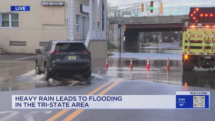 Parts Of New Jersey Experience Flooding After Rains