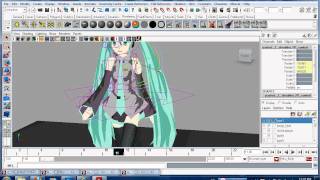 Miku walk cycle tutorial  part 2