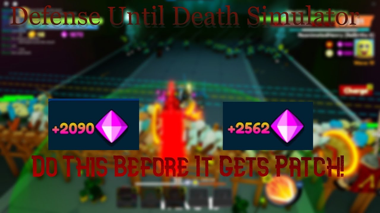 Roblox Defense Until Death Simulator The Fastest Way To Get Gems