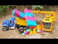 Car Toys Funny Story with Truck