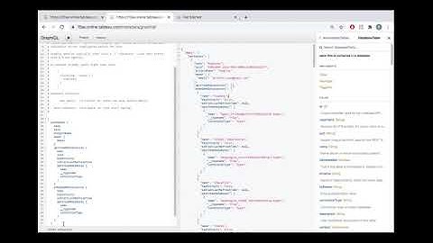 Metadata API: getting started and extracting metadata into a Tableau workbook
