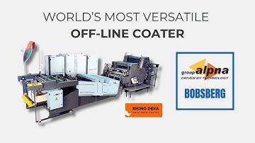 Demo 02_Rhino Dexa Offline UV Coater 102DFX || Vadodara || UV Curing System || Alpna || Bobsberg