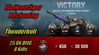 Waffenträger: Reckoning - Thunderbolt - Siegfried Line | 25,8K DMG - 8 Kills | World of Tanks | #6