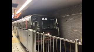 【4両の短い地下鉄】OsakaMetro 千日前線　南巽行き　到着　@谷町九丁目駅