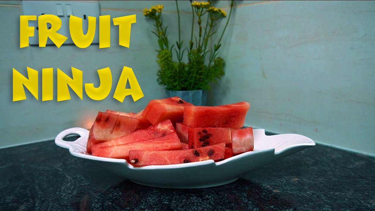 Fruit NinjaWatermelon CuttingIt's for a fun with big knife YouTube