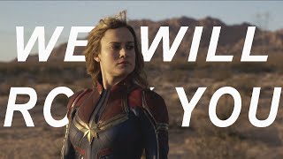 Captain Marvel I We Will Rock You