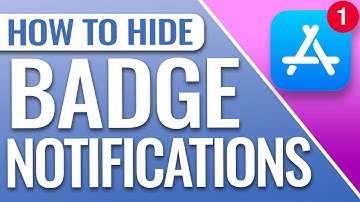 How To Hide Badge Notifications On iPhone