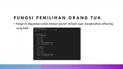 Tugas Pemrograman 1 Pengantar Kecerdasan Buatan - Genetic Algorithm
