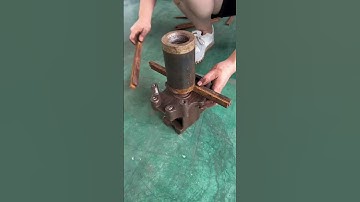 Old Refrigerator Compressor  Dismantling For Copper #compressor #copper #refrigerator #disassemble