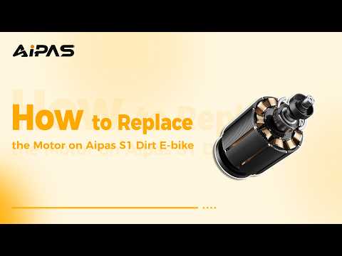 How to Replace the Motor on Aipas S1 Dirt E-bike