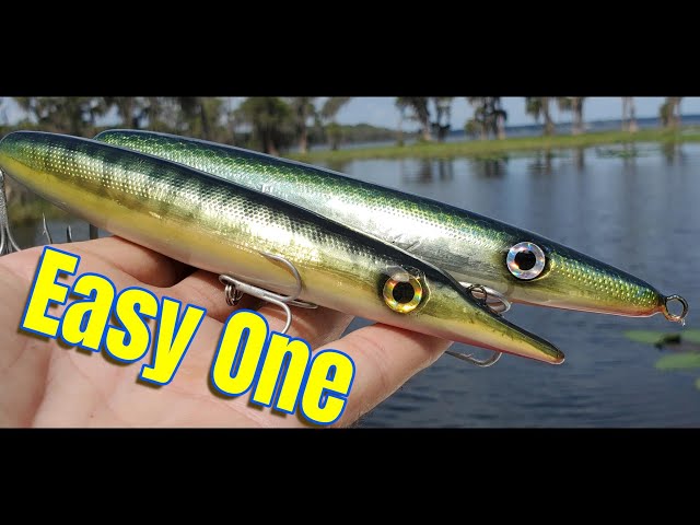 How to Make a Needlefish Plug, Making a Wooden Striper Lure, #surfcasting  #luremaking 