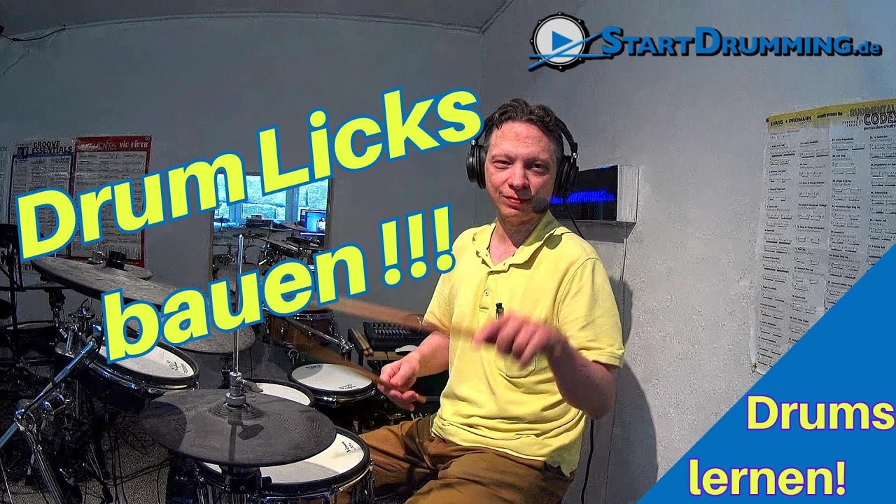 Drum Lick Baukasten - Building Blocks aus Rudiments