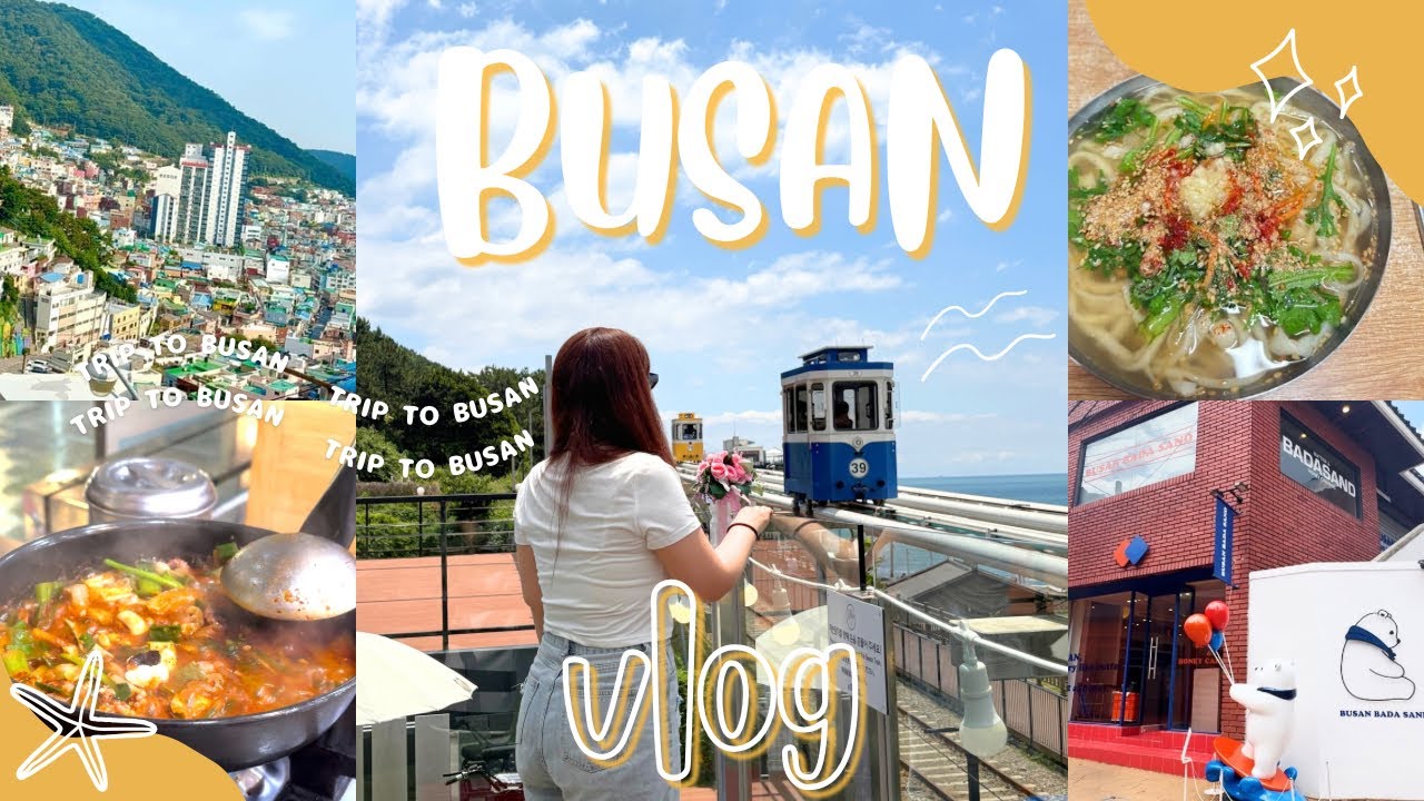 【Busan Vlog】3日間初釜山一人旅🇰🇷🌊西面、海雲台、甘川文化村、影島、南浦
