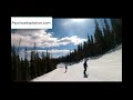Bliss to Deja Vu Breckenridge Peak 6 Blue trails down to Peak 7 base