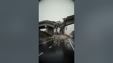 Bridge Collapse Caught on Camera!