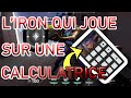 Liron qui jouait sur une calculatrice   ft des copains